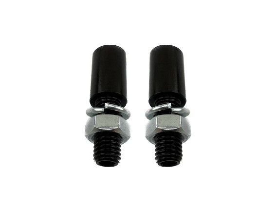 HS Motorradteile Blinkerverlängerung M8 M8 30 mm aus Stahl im 2er Set