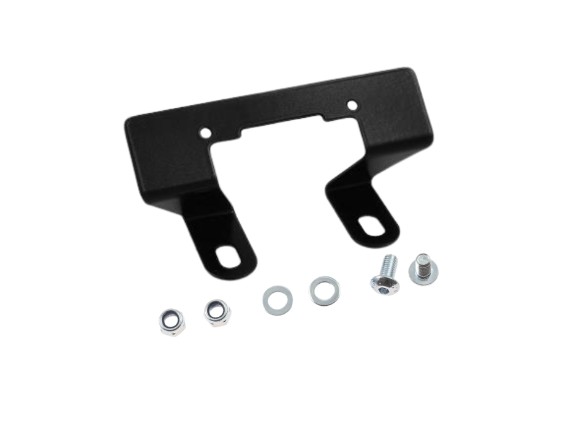 HS MotoParts Reflektorhalter Dual zur Montage passender Reflektoren an Motorrad-Kennzeichenhaltern.