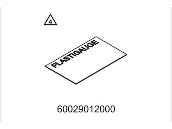 60029012000, PLASTIGAUGE - MESSTREIFEN