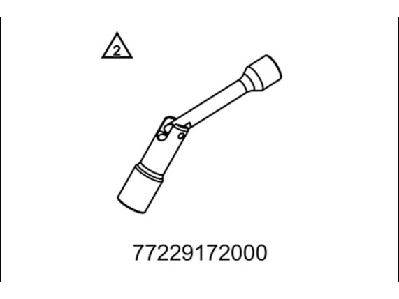 77229172000, ZÜNDKERZENSCHLÜSSEL KPL
