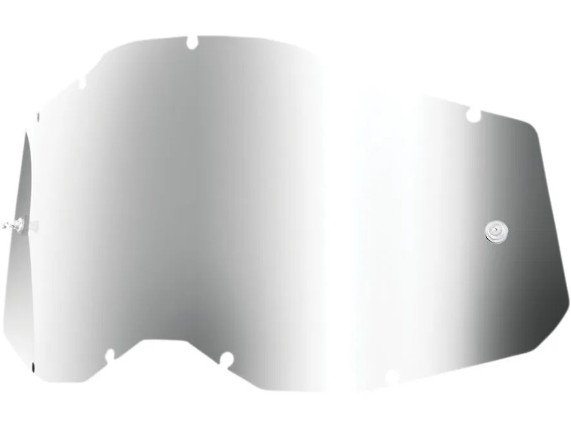 100% Ersatzglas für Accuri 2 und Strata 2 Kinderbrillen mit silber verspiegelter Scheibe und Antibeschlag-Beschichtung.
