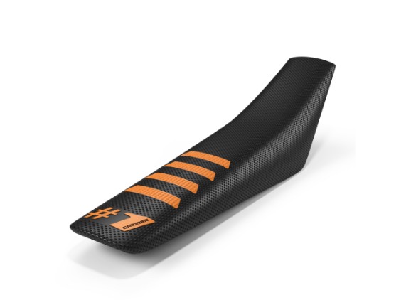 Onegripper-seat-cover-ribbed-black-orange