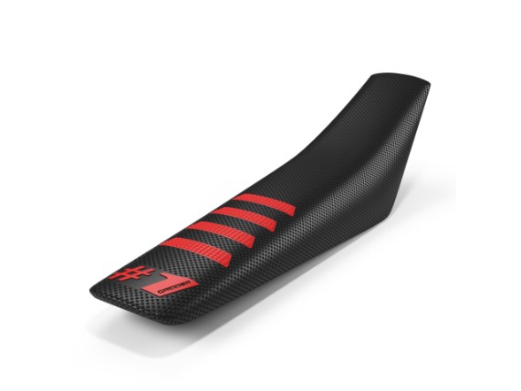 Onegripper-seat-cover-ribbed-black-red
