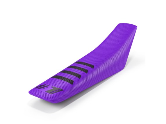 Onegripper-seat-cover-ribbed-purple-black