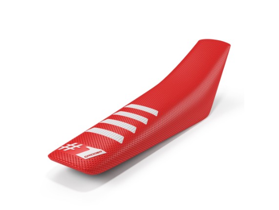 Onegripper-seat-cover-ribbed-red-white