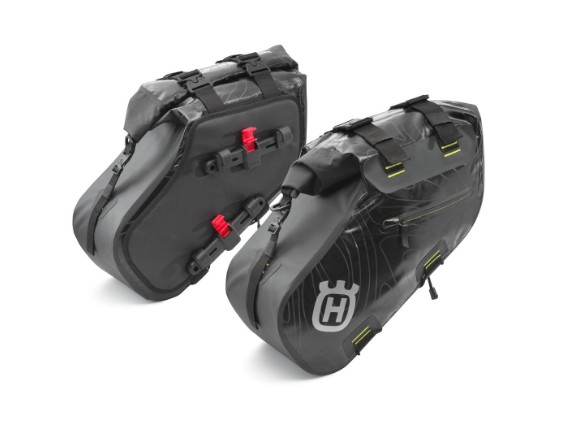 Original Husqvarna Seitentaschenset für die Norden 901 mit wasserdichten Adventure Softbags