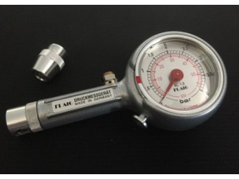 Reifenluftdruckprüfer mit geradem und 90° Schräganschluss und Ablassventil