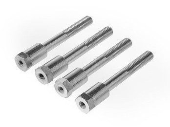 Set Sonderschrauben OEM BMW Navigationsgerätehalterung/Smartphonecradle auf Touratech Lenkererhöhung 20mm