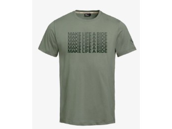 T-Shirt Make Life a Ride Herren
