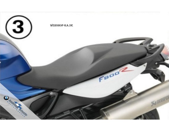 52 53 8 554 097, Sitzbank niedrig schwarz