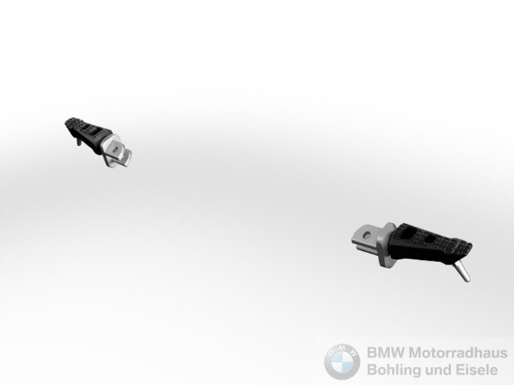 Fahrerfußrasten einstellbar