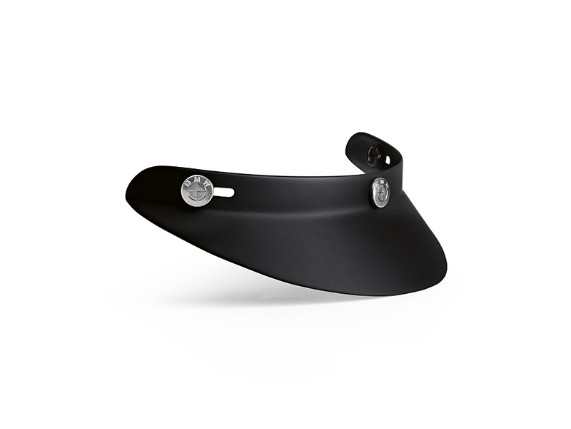 Helm Bowler Schirm schwarz matt