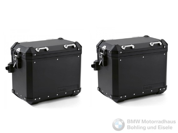 R 1200GS, R1250GS Aluminiumkoffersatz schwarz