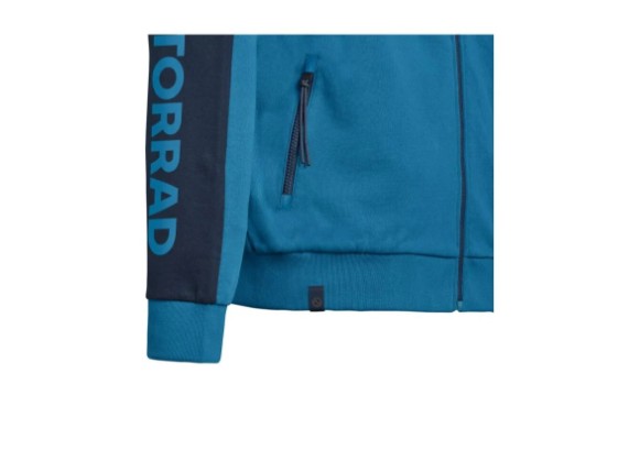 ZipHoodie Mittelblau3