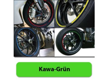 Felgenrandaufkleber GP Kawa-grün
