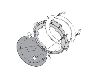 Tankring für Tanklock Tankrucksäcke