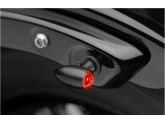 Rizoma Club S schwarz LED Motorrad Blinker für hinten - ohne Adapter