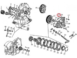 Kupplungstrennpilz Vespa V50 Sprinter, PK, Primavera 125, ET3