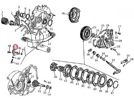 Halterung Kupplungszug Vespa 50, ET3 Primavera 125