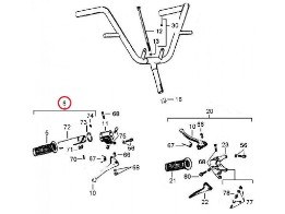 Gasgriff Piaggio Ciao Mofa 50 Lusso