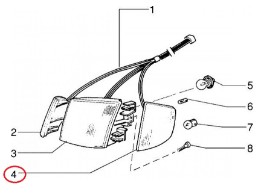 Blinker vorne, links, Piaggio Sfera RST 50 125