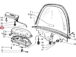 Kabelbaum Cockpit Uhr Piaggio Hexagon 125 180 250