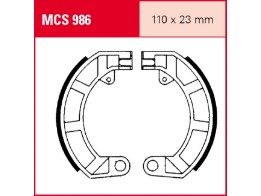 MCS986, TRW Bremsbackensatz organisch Vespa 50 ET3 125