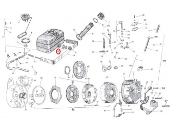 Dichtung Öltank APE Car P2 (Vespa Car) 200