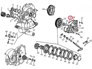 Kupplungstrennpilz Vespa V50 Sprinter, PK, Primavera 125, ET3