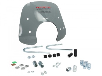 Windschutzscheibe klein mit Halterung, getönt Vespa GTS GTV 2019-21