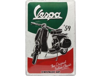Blechschild Vespa The Italien Classic