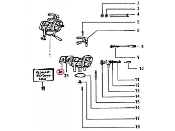 Dichtung Vergaser Vespa PK XL Automatik 125 E-Start