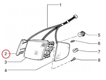 Blinker vorne, rechts, Piaggio Sfera RST 50 125