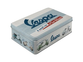 Vorratsdose Flach Vespa-Model 23x16x7 cm