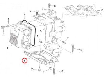 Abdeckung Zylinderkopf Aprilia Mojito Habana 125, 1999-2001, Piaggio