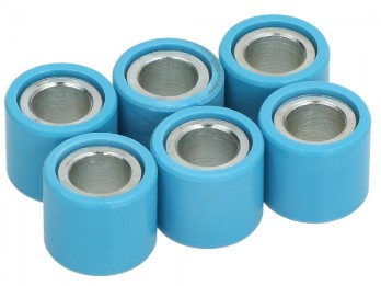 Variatorrollensatz 17x20 mm, 15,0 g, blau, GILERA Runner FXR 180, Piaggio
