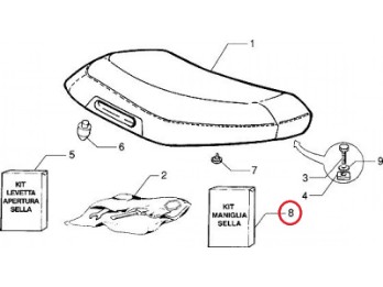 Griffschale Sitz, Piaggio Zip