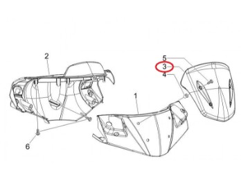Cockpitscheibe Windschild Gilera Runner 50 125