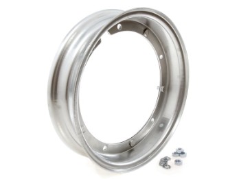 Felge V+H PIAGGIO Ape 50 Stahl, grau 2.50-10"