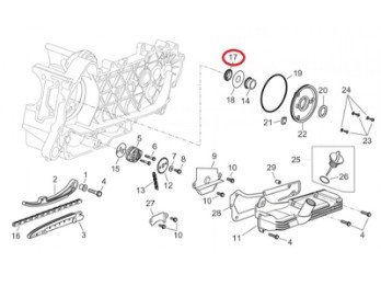 Ölpumpe Ritzel Zahnrad APRILIA GILERA PIAGGIO VESPA 125 150
