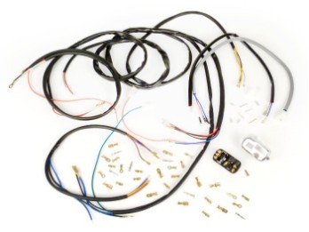 Kabelbaum-Set Conversion (inkl. Lichtschalter) BGM PRO, Vespa AC Umrüstung auf Elektronische Zündung (Vespatronic)