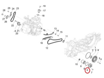 Deckel für Ölfilter Aprilia SR GT 400, PIAGGIO Beverly, MP3 350