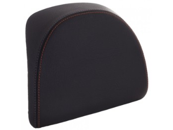 Topcase Rückenpolster schwarz, Naht rot, Liberty Medley 