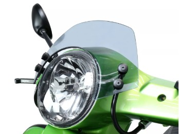Windschild mit schwarzen Haltern Vespa GT, GTL, GTS, GTS Super 125-300ccm (-2018)