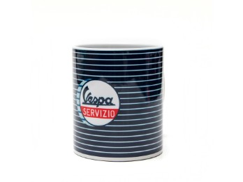 Tasse Vespa Servizio blau gestreift
