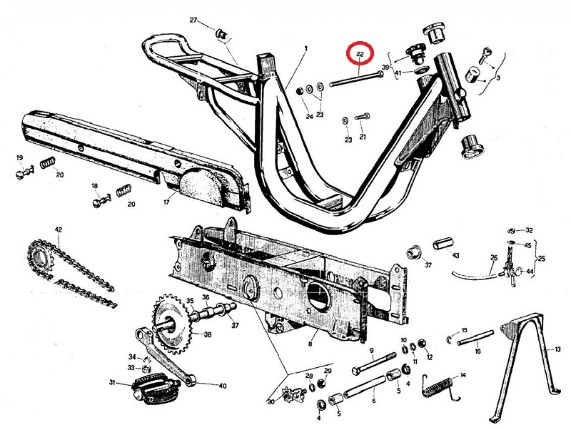 Motorbolzen 