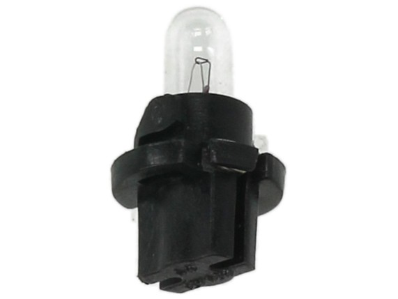 Glühlampe mit Fassung, 12 V, 1,2 W, W2x4,6d