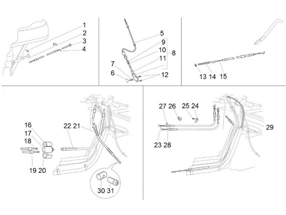 Einstellschraube Bremse hinten