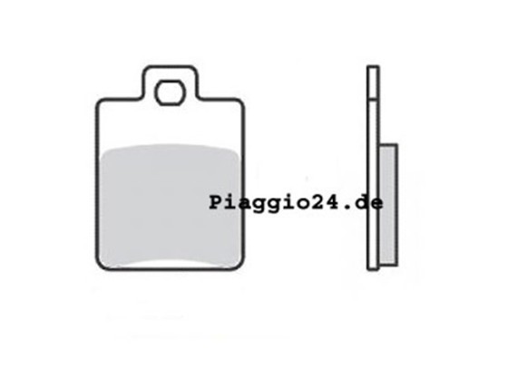 494096, BREMSKLOETZE VORNE ZIP hinten Runne