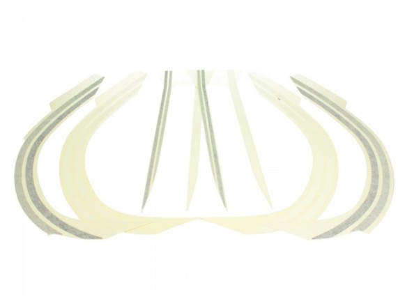 Dekorsatz, Motiv: Elegance, silber, anthrazit